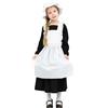 Sincere Party Costume vittoriano della ragazza vestito di cotone World Book Day Week Girl's Fancy Dress nero XS3-4