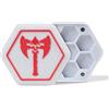 Ziago's Creations Box Porta Dadi Poliedrici - Scatola Rigida in PLA Effetto Marmo Bianco - 13 Classi Disponibili - Contenitore Dadi DnD, GDR, TTRPG - Ziago's Creations (Barbarian)
