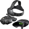 Nightfox Swift Max - Occhiali per visione notturna, binocolo con visione notturna, grandangolare 1x lente NVG, ricaricabile tramite USB, supporto per testa o casco, binocolo a infrarossi stile