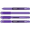 Newell Brands Paper Mate InkJoy - Set di 4 penne a inchiostro gel con cappuccio, colori assortiti da 0,7 mm, punta media, per adulti, colore viola