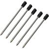 Charmngifts 10 x nero inchiostro ricariche per penna a sfera con cristalli Swarovski,