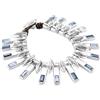 UNO de 50 | Bracciale da donna | Argento Sterling 925 | Taglia L - 14,5 cm | Lega di metalli | Gioiello artigianale | Made in Italy, Talla L, Metallo, Senza pietra preziosa