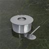 Dmora Bruciatore Dschiavon, Fornello, Elemento riscaldante, Inceneritore, Made in Italy, 25x25 h10 cm, Grigio