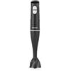 Progress Frullatore a immersione - funzione Turbo, lama in acciaio inox, design staccabile, funzionamento con un solo pulsante, zuppe, salse, frullatore per alimenti per bambini, 200W, nero