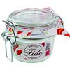 Weck 3918797 Barattoli in Vetro da 125 Ml con Gomma, Set di 6, Bormioli Rocco Fido 58297