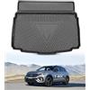 LANGBEAN TPE Tappetini per Bagagliaio Inferiore per VW T-Roc 2018-2025 | Vasca Baule Originale, Protezione Baule con Bordo Alto, Tappeto Bagagliaio Posteriore, Antiscivolo e Impermeabili Accessori