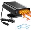Showvigor Riscaldatore per Auto, 12V / 150W Portatile Sbrinatore Parabrezza Auto Cooler Ventilatore Auto Asciugatore Parabrezza Disgelo Spina in Accendisigari