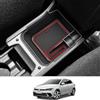 CDEFG Compatibile con VW Polo AW1 Taigo 2018-2025 2026 Vano Portaoggetti da Bracciolo Scatola di Controllo Centrale Scatola di Organizer per Auto Polo AW Accessori (Rosso)