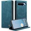 Monweicz Cover Compatibile con Google Pixel 9 XL, Custodia Portafoglio con Slot per Scheda, Protezione Completa Premium in Pelle PU, Flip Libro Magnetica Google Pixel 9 XL, Blu-verde