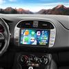 CAMECHO 5GWIFI 6G+128G 8-Core CAMECHO Android 15 Autoradio per FIAT Bravo 2008-2013 | Schermo da 9 Pollici 2DIN con CarPlay Android Auto WiFi GPS FM/RDS Radio BT SWC Telecamera+Mic