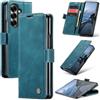 Ottcooed Cover per Samsung Galaxy Z Fold 7 Custodia, Cover Pellicola a Libro Portafoglio in Pelle Porta Carte Protettiva Slot per Scheda Flip Case Wallet Case con Samsung Galaxy Z Fold 7, Blu verde