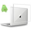 UESWILL Compatibile con MacBook Pro 15 Case 2019 2018 2017 2016, lucida trasparente trasparente custodia rigida per MacBook Pro 15 con Touch Bar/USB-C (Modello: A1990/A1707), trasparente