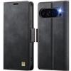 Teeirllim Custodia per Google Pixel 9 Pro XL, Blocco RFID PU Pelle Portafoglio Flip Case, Carta Fessura, Funzione Supporto, Antiurto Case Cover per Google Pixel 9 Pro XL - Nero