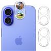 AIYEEN Pellicola protettiva per obiettivo della fotocamera (confezione da 3) compatibile con iPhone 17 da 6,3, vetro temperato 9H, antigraffio HD trasparente [non influisce sugli scatti notturni]