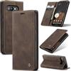 Ottcooed Cover per Google Pixel 9a Custodia, Cover Pellicola a Libro Portafoglio in Pelle Porta Carte Protettiva Slot per Scheda Flip Case Wallet Case con Google Pixel 9a, Caffè