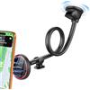 APPS2Car Supporto Telefono Auto Magnetico- Braccio Lungo 33cm con Ventosa Potente per Parabrezza & Cruscotto, Compatibile con iPhone 16/15/14/13/12 Pro Max