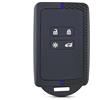 Votvlog Custodia in Silicone per la Copertura Della Chiave Dell'auto Adatto per Renault Clio Megane Koleos Kadjar Kangoo Twingo Talisman Captur Space Dacia Duster Remote Key Shell Accessori (Blu)