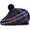 YAS Designer YAS Cappello scozzese Tam o' Shatner Tammy Jimmy Cofano piatto in molti Tartans, Scottish National, Etichettalia unica