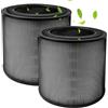 Radianeroryi 2 Pezzi HEPA Filtri per Philips AC0950 e AC0951, Filtro di Ricambio, Filtrazione ad Alta Efficienza, Aria Pulita, Assorbe Rapidamente Polvere e Capelli, per Casa, Hotel, Ufficio