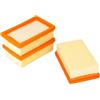 QWORK® 3 pezzi filtri pieghettati piatti per aspirapolvere a umido e a secco compatibile con le serie Kärcher WD 4, WD 5, WD 6