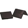 Liderpapel Cartellina liderpapel portadocumenti gomma polipropilene din a4 nero opaco dorso 25 mm