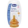 CHICCO TETTARELLA WELL BEING 0 MESI+ NORMAL LATTICE 2 PEZZI