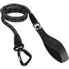 PetBonus Guinzaglio per Cani, 1.5m Guinzaggio Resistente in Nylon con Moschettone in Alluminio Aeronautico, Impugnatura Imbottita Comfort, Guida Riflettente Addestramento per Razze Medie e Grandi