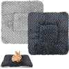 UOCAI Letto in peluche a forma di coniglio, 30 x 30 cm, per animali di piccola taglia, caldo e soffice, per porcellini d'India, coniglio, criceto