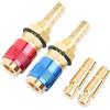Yosoo Health Gear Raccordo rapido Torcia Ossigeno Acetilene, 2 Pezzi Adattatore di Gas di Saldatura 8mm, Connettore Gas Rapido, Raccordi di di Collegamento Rapido Gas per Torcia di Saldatura TIG