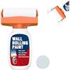 AstraVox Roller Paint Bianco 500g, Pittura Bianca a Base d'Acqua Per Pareti e Soffitti, Kit Rullo Integrato Per Coprire Efficacemente Graffiti, Orma e Graffi, Asciugatura Rapida, Facile Da Usare (1)
