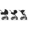 Cybex TRIO BALIOS S Lux Travel Set ONE BOX COMFORT MOON BLACK CLOUDG - CYBEX