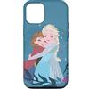 Disney Frozen Anna ed Elsa Sister Hug Slate Blue Custodia per iPhone 12/12 Pro