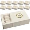 Regalami.Shop 10 scatoline con Stampa in Oro per bomboniera diciottesimo Compleanno, scatolina segnaposto, portaconfetti (s18)