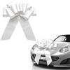 Bianco Coccarde,Bianco Fiocchi di Nastro Raso,Fiocco Per Decorazioni Nozze Matrimonio,Fiocchi per Antenna Auto Decorazione - Pronte per decorazione di