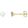 CARISSIMA Orecchini Donna In Oro Giallo 9 Carati Con Zirconi E Perle 6 Mm - Confezione Regalo Di Lusso