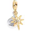 MSPOVOF Polaris Charm,S925 Charms in argento sterling, perlina per bracciali e collane, per Natale Compleanno donne gioielli regalo