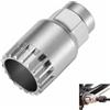 HBYMYDA Strumento di Rimozione del Movimento Centrale della Bici 20 Denti per Estrattore di Pedivelle Strumento di Riparazione per Shimano FSA VP LP (Argento)