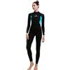 X-mAnTA Muta da donna in neoprene da 3/2 mm a corpo intero in neoprene, chiusura lampo frontale, completamente elasticizzata, a maniche lunghe, per immersioni, surf, snorkeling, taglia XS, colore nero