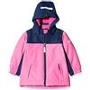 CareTec Giacca antipioggia impermeabile e foderata in pile Bimbo, Rose Violet (4133), 12-18 mesi
