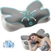 ALLFYL Cuscino Cervicale Cuscino Ortopedico per Dolori al Collo e Alle Spalle Cuscini Ergonomici in Memory Foam Cuscini Comodi per Sostenere il Collo Durante il Sonno
