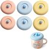 3 Coperchi In Silicone Antipolvere Per Tazze E Bicchieri - Riutilizzabili, Diametro 10,3 Cm, Per Tazze Da Caffè, Ciotole, Barattoli