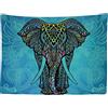 Ulticool - Appeso a Parete Decorazione - Elefante Bohémien Hippy Ibiza Stile - 200 x 150 cm Grande Murale Manifesto - Accessori Casa Soggiorno Camera da Letto Soffitto