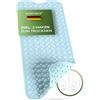 SilverRack da bagno 100 x 40 cm (blu) - Tappetino antiscivolo per vasca da bagno senza BPA per bambini e neonati - da doccia resistente alla muffa e lavabile in lavatrice -