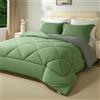beeweed Piumone Letto Matrimoniale 400 gr/mq Invernale 220x240 cm, Certificato OEKO-TEX, Reversibile Piumino Caldissimo 240x220, Trapunta in Microfibra Sintetica, 2 Federe(40x80cm)