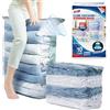 TAILI Sacchetti Sottovuoto Vestiti, Jumbo 10 Pack (80x100x38 cm), Buste Sottovuoto Vestiti Extra Large per Trapunte,Piumoni, Coperte, sacchetto di compressione liberare spazio