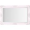Select Mirrors Haywood, grande specchio rettangolare da parete, per soggiorno, decorazione per la casa (bianco vintage, 60 x 90 cm)