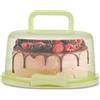 ZLKSKER Set 12 Contenitori Per Torte Con Vassoio Porta Torte – In PP Trasparente, Riutilizzabili, Per Dessert E Snack - 2