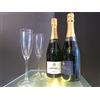 Smartbox Bollicine a domicilio: 1 box contenete 2 bottiglie di Champagne e 2 flûte da degustazione