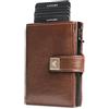 Lavalen Portafoglio Uomo Slim Pelle PopUp - Porta Carte di Credito Uomo Elegante - Portamonete Piccolo - Portacarte Ragazzo - Porta Tessere Tascabile - Mini Wallet - Idee Regalo Papá.