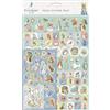 Paper Projects Mega confezione di adesivi Peter Rabbit | Tre tipi di adesivi (circa 130 in totale) | Riutilizzabili su superfici non porose, blu